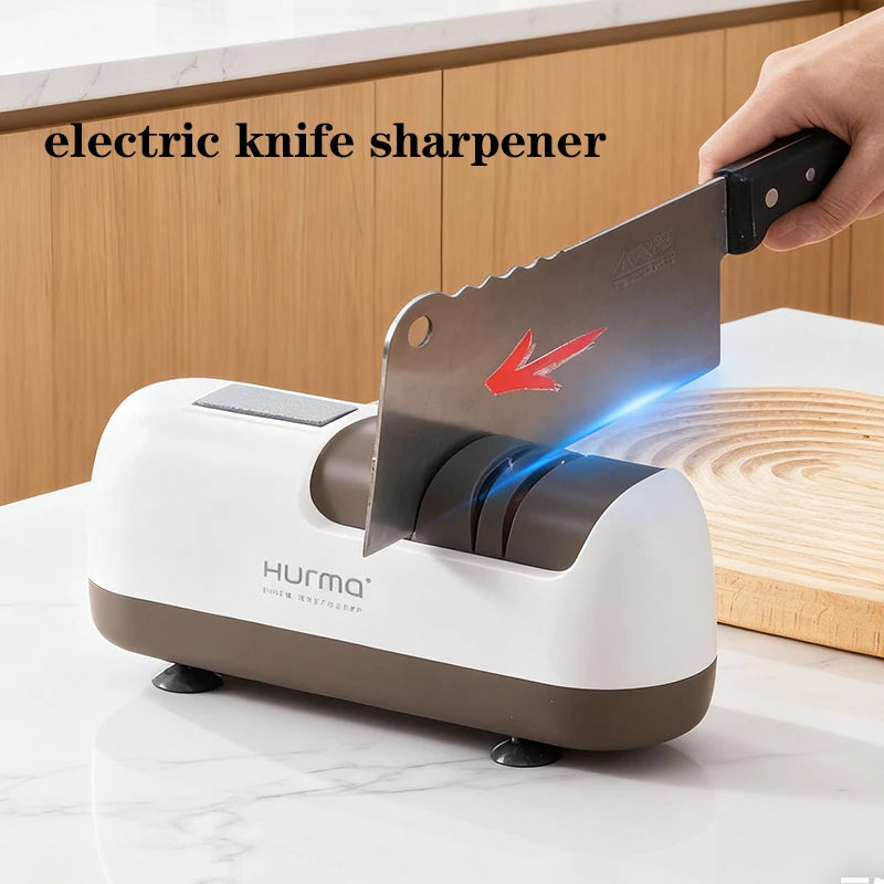 4-Stage Electric Knife and Scissor Sharpener