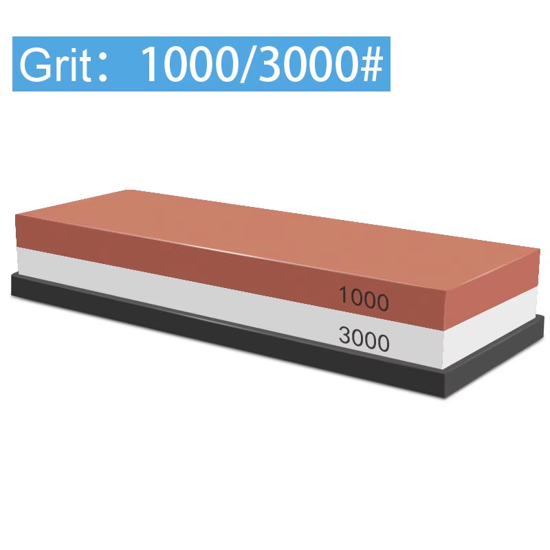 400/1000/8000# Double-Sided Whetstone Kitchen Sharpener System Retractable Adjustable Sharpening Stone Bracket Angle Guide Set