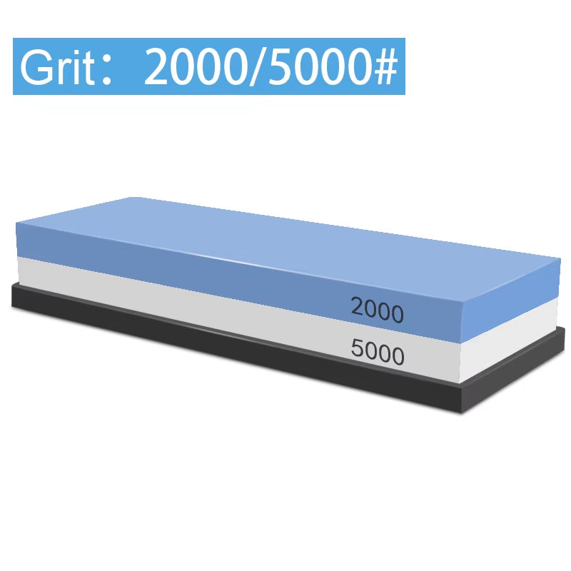 400/1000/8000# Double-Sided Whetstone Kitchen Sharpener System Retractable Adjustable Sharpening Stone Bracket Angle Guide Set