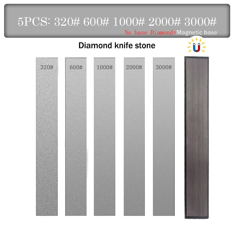 Diamond Newknife Sharpener Replacement Fixed Angle Sharpening Stone System Grinding Bar Diamond Whetstone Oil Stone Honing