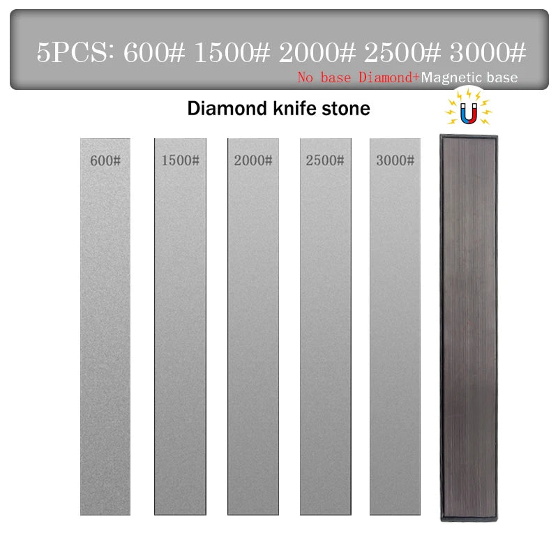 Diamond Newknife Sharpener Replacement Fixed Angle Sharpening Stone System Grinding Bar Diamond Whetstone Oil Stone Honing