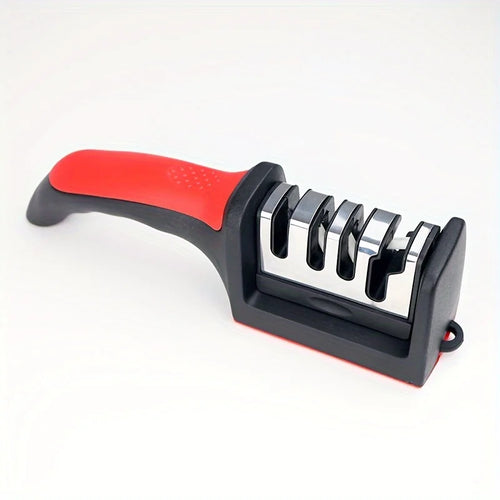 1Pc Professional Blade Sharpener, Tungsten Diamond Ceramic Sharpening System, No Assembly Required, Kitchen Sharpening Tool
