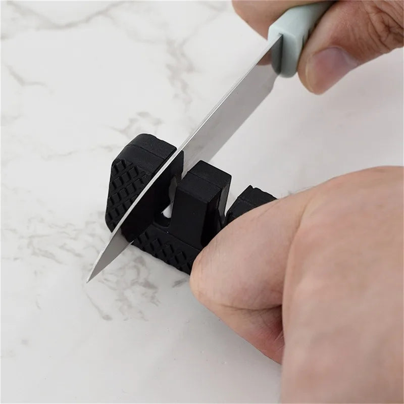 Mini Keychain Knife Sharpener With Ceramic And Carbide