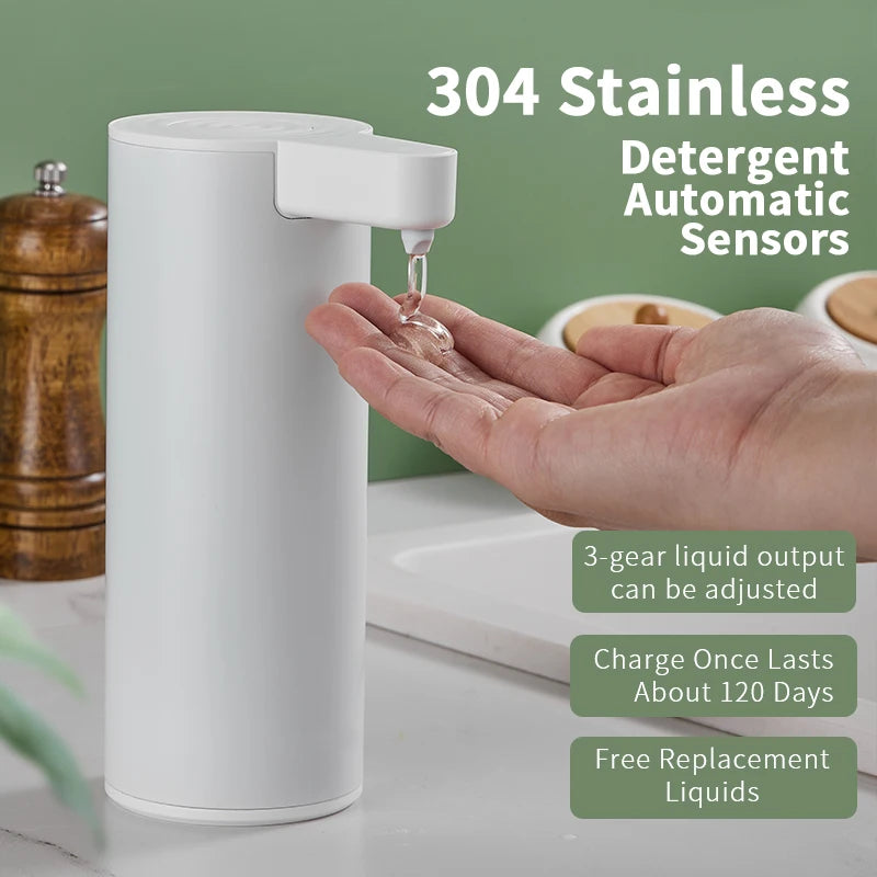 Automatic Sensor Soap Dispenser - Eco-Friendly Stainless Steel Body Wash & Hand Sanitizer Machine
