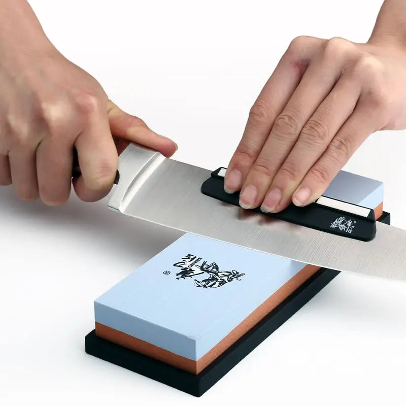 Double-Sided Knife Sharpening Stone – 180 to 8000 Grit