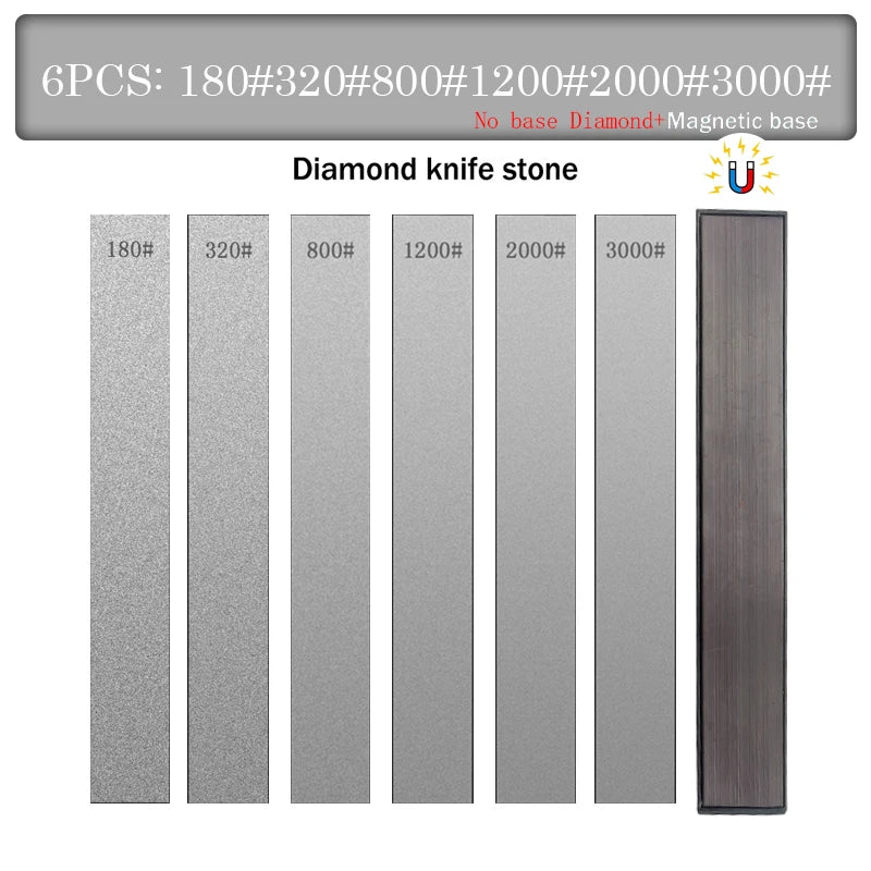 Diamond Newknife Sharpener Replacement Fixed Angle Sharpening Stone System Grinding Bar Diamond Whetstone Oil Stone Honing